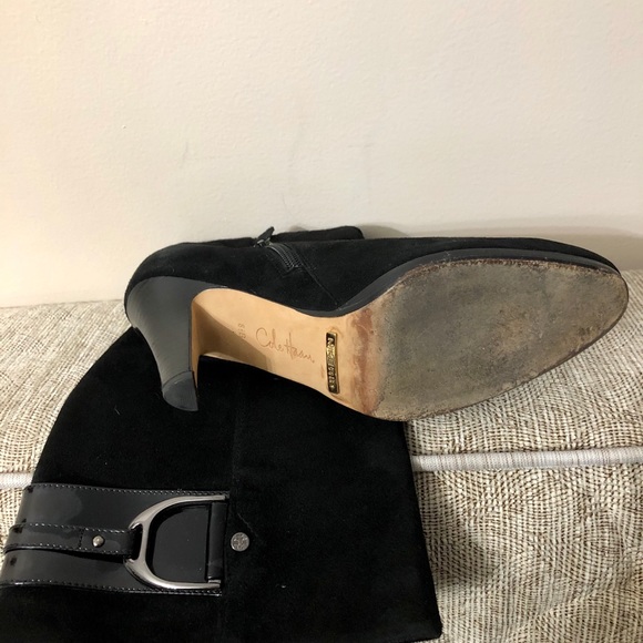 🌺🌺🌺Cole Haan Sierra air.tall black suede boots 8.5 B - Picture 8 of 8